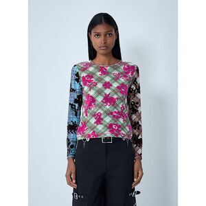 Chopova Lowena Women Pixel Bunny Mesh Top